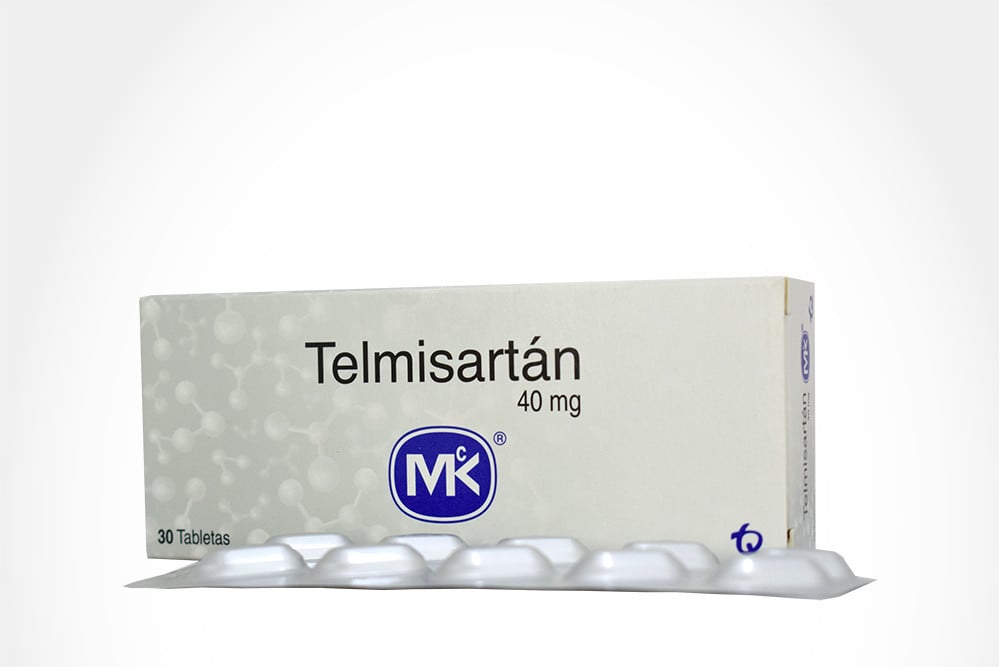 Telmisartán 40Mg Caja Con 30 Tabletas