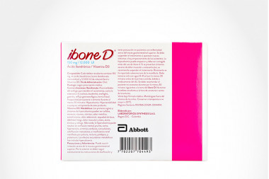 Ibone D 150 Mg /12.000 Ui Caja Con 3 Tabletas Recubiertas