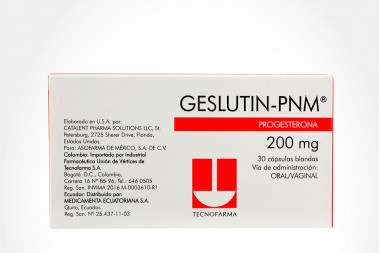 Geslutin 200 Mg Caja Con 30 Cápsulas Blandas