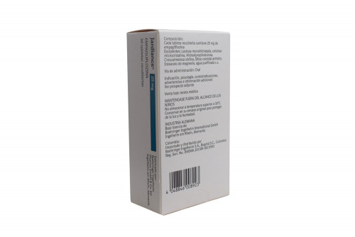 Jardiance 25 mg Caja Con 30 Tabletas Recubiertas-1265879 | Droguerías cafam