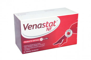 Venastat NF Caja Con 30 Tabletas Recubiertas