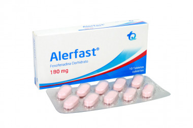 Alerfast 180 mg Caja Con 10 Tabletas Cubiertas