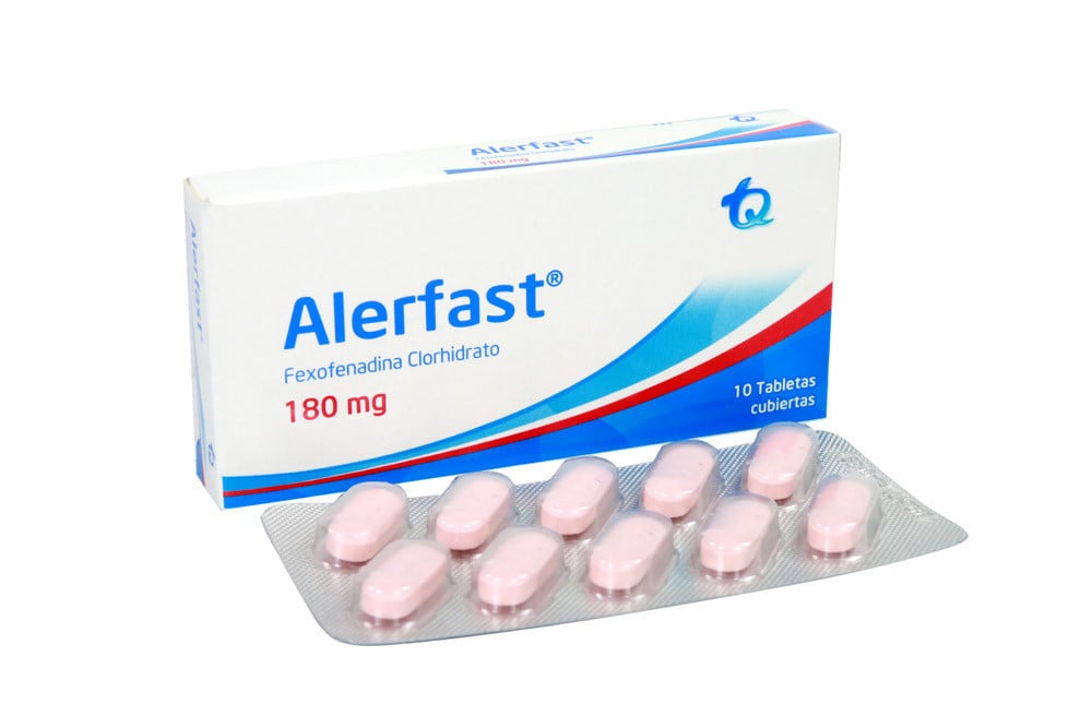 Alerfast 180 Mg Caja Con 10 Tabletas Cubiertas