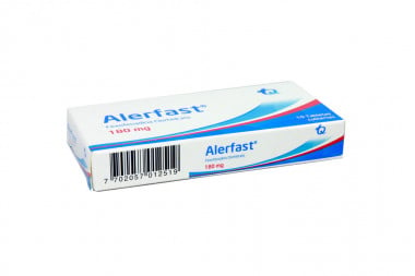 Alerfast 180 Mg Caja Con 10 Tabletas Cubiertas