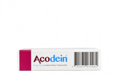 Acodein 30 / 325 Mg Caja Con 30 Tabletas