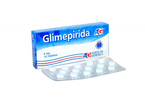 Glimepirida 4 mg Caja Con 15 Taletas 