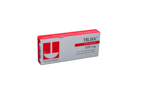 Truxa 500 mg Caja Con 10 Comprimidos Recubiertos 