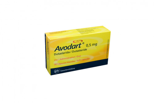 Avodart 0,5 mg Caja Con 30 Cápsulas Blandas