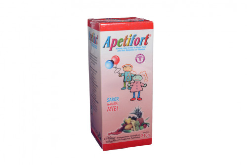 Apetifort Caja Con Frasco Con 240 g - Sabor A Miel