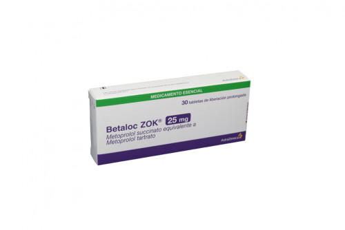 Betaloc Zok 25 Mg Caja Con...