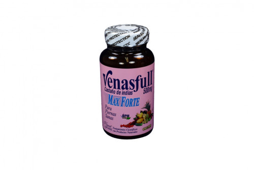 Venasfull Max Forte 500 mg Frasco Con 50 Cápsulas