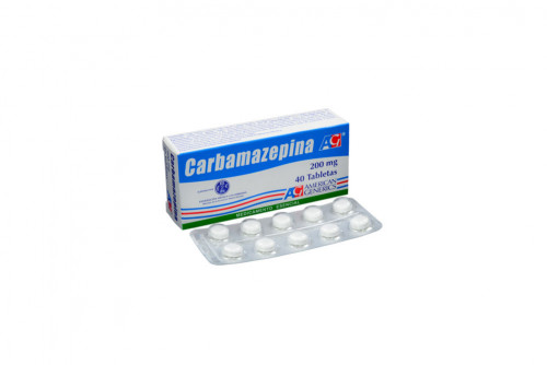 Carbamazepina 200 mg Caja x 40 Tabletas – Epilepsia