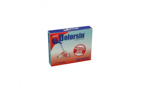 Dolorsin 400 mg Caja x 12 Cápsulas Duras