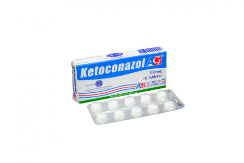 Ketoconazol 200 mg Caja Con 10 Tabletas 