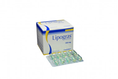 Lipogras 120 mg Caja Con 60 Cápsulas