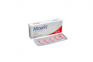 Moxis 400 mg Caja Con 5 Tabletas Recubiertas