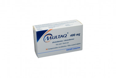 MULTAQ  400 mg Caja Con 30 Comprimidos Recubiertos