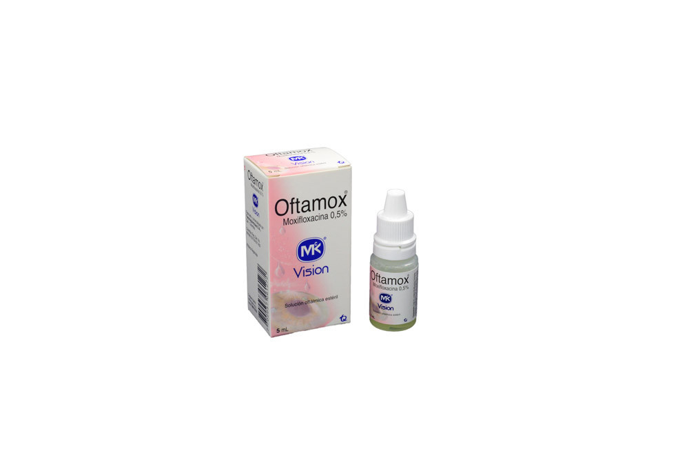 Oftamox Solución Oftálmica 0.5 % Caja Con Frasco Con 5 Ml