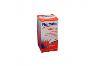 Pharmaton Vitality Caja Con 30 Cápsulas