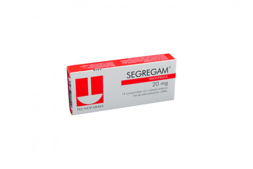 Segregam 20 mg Caja Con 14 Comprimidos 