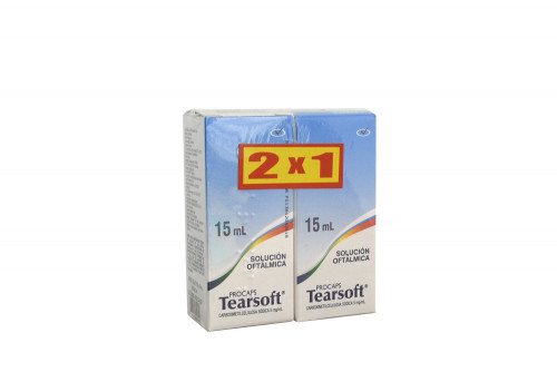 OF.TEARSOFT SOL 5MG/ML OFTALMICA 2x1 CAJ 1 UN PROCAPS S A