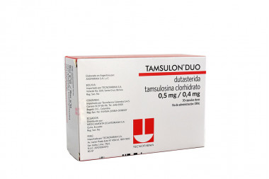 Tamsulon Duo 0.5 / 0.4 Mg Caja Con 30 Cápsulas