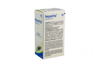 Nepaoftal 0.1 % Caja Con Frasco Con 5 mL