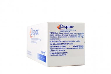 Dispax 100 / 300 mg Caja Con 16 Cápsulas Duras Con Contenido Líquido