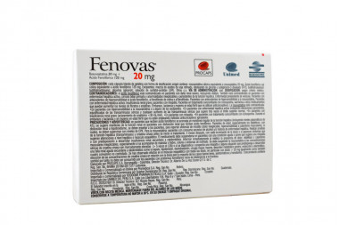 Fenovas 20/135 Mg Caja Con 30 Cápsulas Blandas