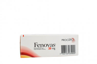 Fenovas 20/135 Mg Caja Con 30 Cápsulas Blandas