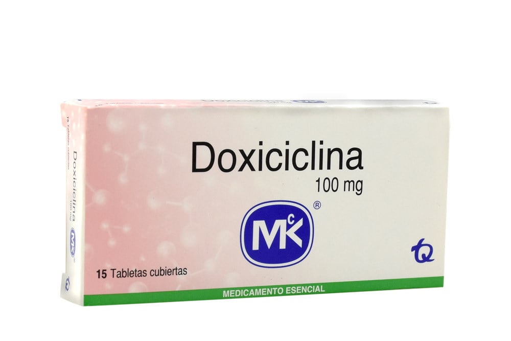 Doxiciclina Mk 100 Mg Caja Con 15 Tabletas Cubiertas