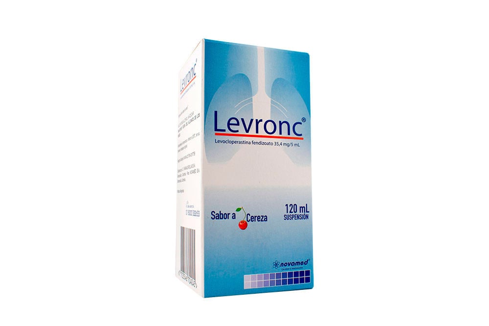 Levronc 35.4 Mg / 5 Ml Caja Con Frasco Con 120 Ml - Sabor Cereza