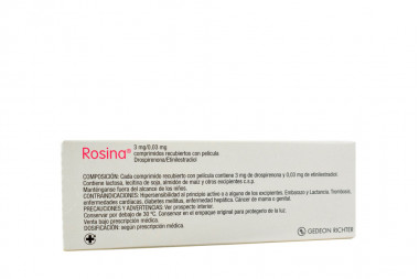 Rosina 3 / 0.03 Mg Caja Con 21 Comprimidos 