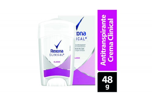 Rexona Clinical Women En Crema Caja Con Frasco Con 48 g - Desodorante 