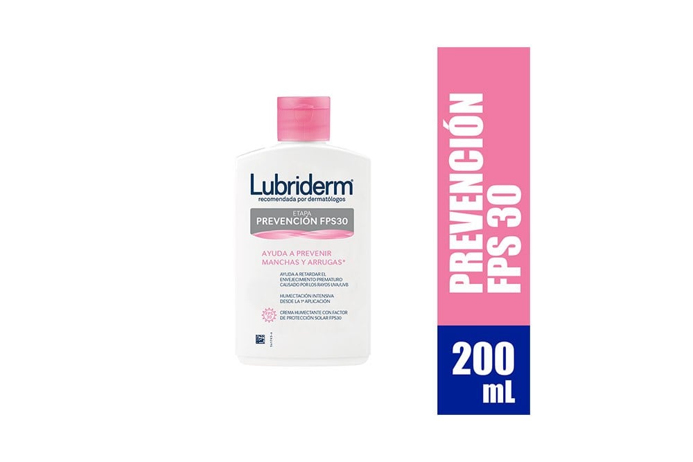 Crema Lubriderm® Prevencion Fps 30 Frasco Con 200 Ml