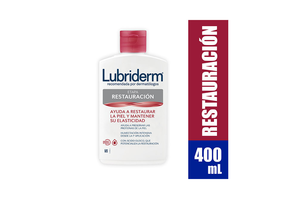 Crema Lubriderm Restauración Frasco Con 400 Ml