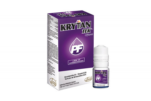 Krytantek  PF Ofteno 2 / 0.5 / 0.2 % Caja Con Frasco Gotero Con 5 mL