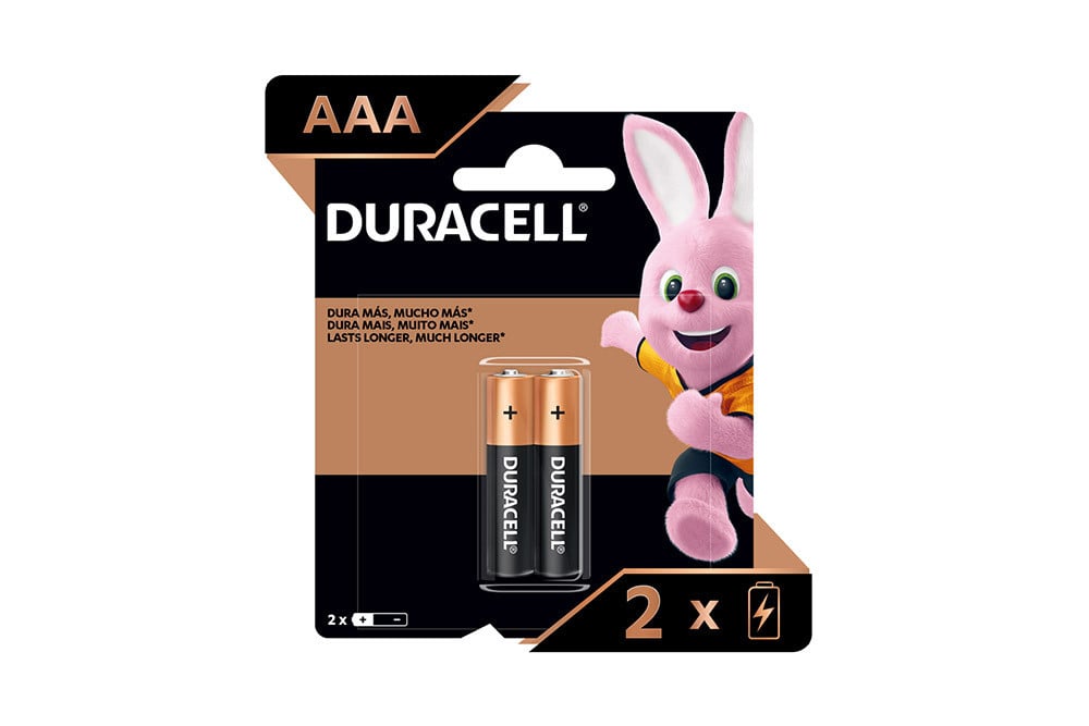 Pila Duracell AAA Alkalina  2 Unds