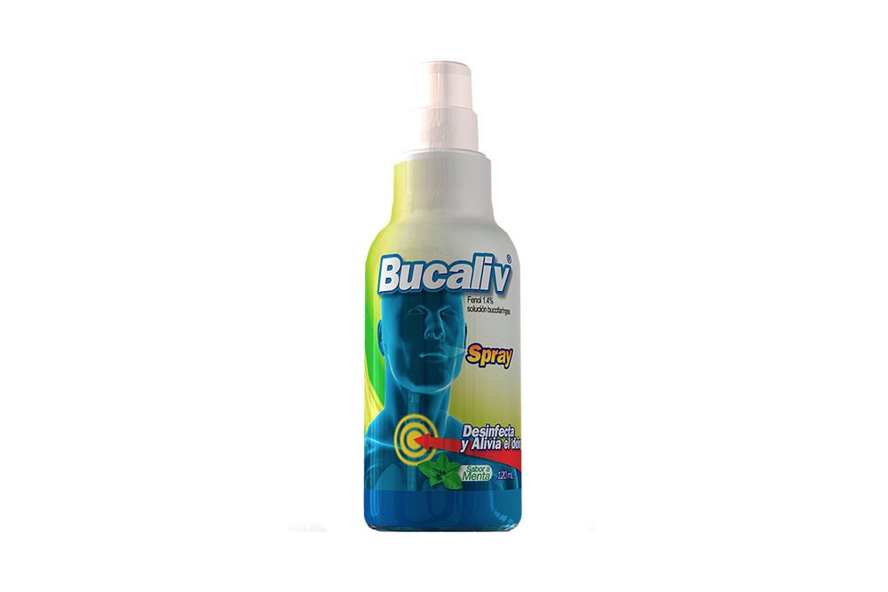 Bucaliv Spray Sabor Menta Frasco Con 120 Ml