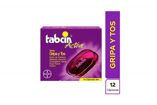 Tabcin Active Caja Con 12 Cápsulas Gel