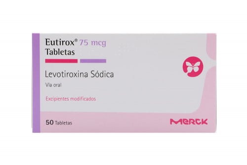 Eutirox 75 mcg Caja Con 50 Tabletas