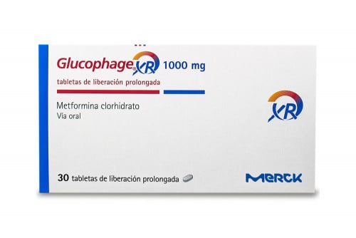 Glucophage Xr 1000 Mg Caja...