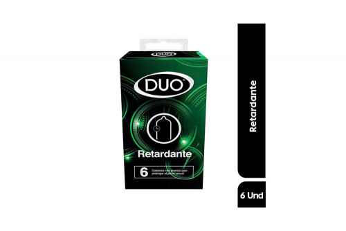 Condones Duo Retardante Caja Con 6 Unidades