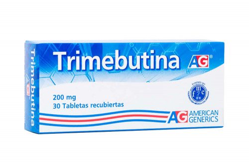 Trimebutina 200 mg Caja Con 30 Tabletas Recubiertas