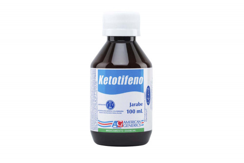 Ketotifeno Jarabe Frasco Con 100 mL 