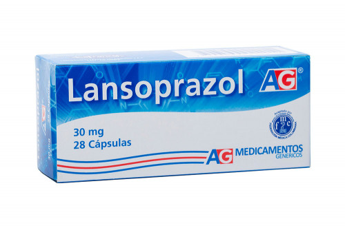 lansoprazol 30 mg caja con 28 cápsulas