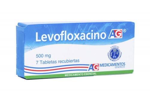 LEVOFLOXACINO AG TAB REC 500 MG ORAL CAJ 7 UN LAFRANCOL S.A.S