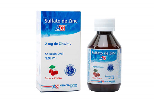 Sulfato De Zinc 2 Mg...