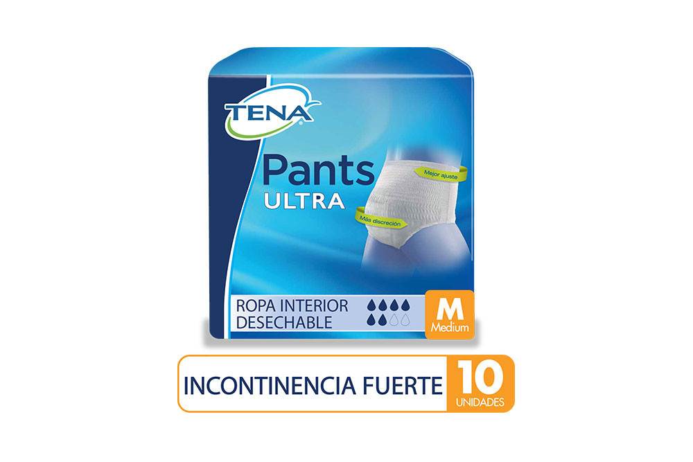 Tena Pants Ultra Medium Empaque Con 10 Unidades