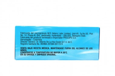 Enitrax 100 Mg Caja Con 30 Cápsulas